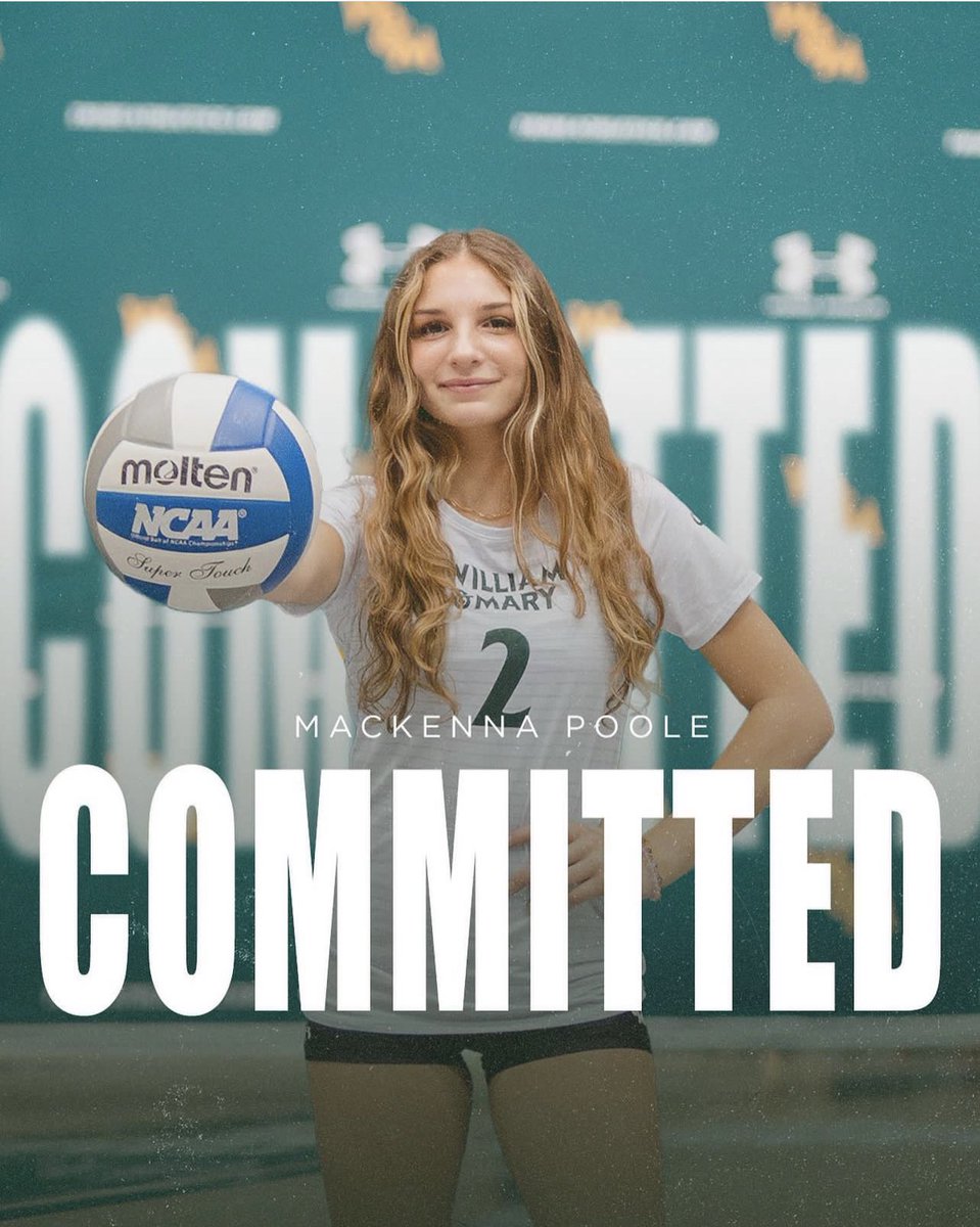 Page_Volleyball's tweet photo. Congratulations to Page High Senior Lib/DS Mackenna Poole on her commitment to continue her education and play volleyball at William and Mary! https://t.co/i3mmQofpVk