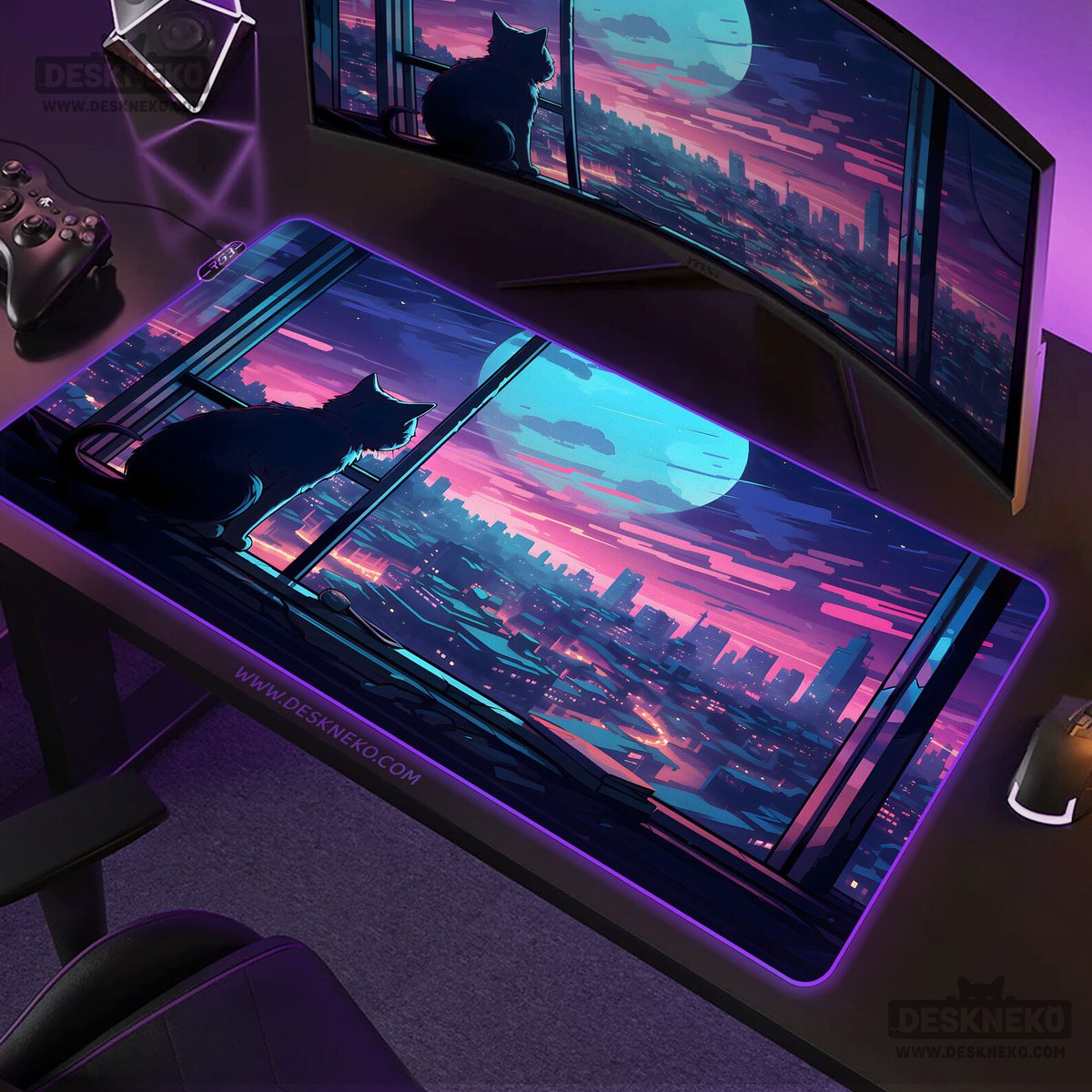deskneko_'s tweet image. One of our new LED desk mats on DeskNeko.com 
etsy.com/listing/153163…

#desksetup #deskaccessories #largemousepad #deskmat #gamingmousepad #gamingdeskmat #rgbmousepad #Ledmousepad #rgbdeskmat