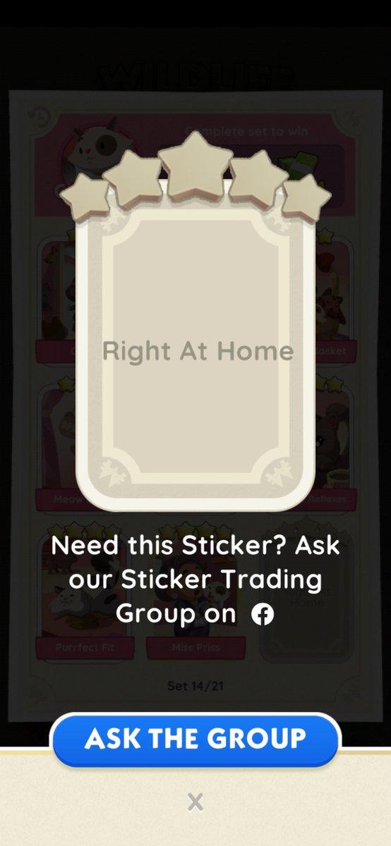 shadaphoenix's tweet photo. So, like, does anyone on here play #MonopolyGo and want to trade stickers?
I need:
Right at Home
Say Cuddle

I am willing to trade multiple stickers for those 2 cards since they are hard to get.
https://t.co/oB3jbKAFrg https://t.co/RIb66HT3lS