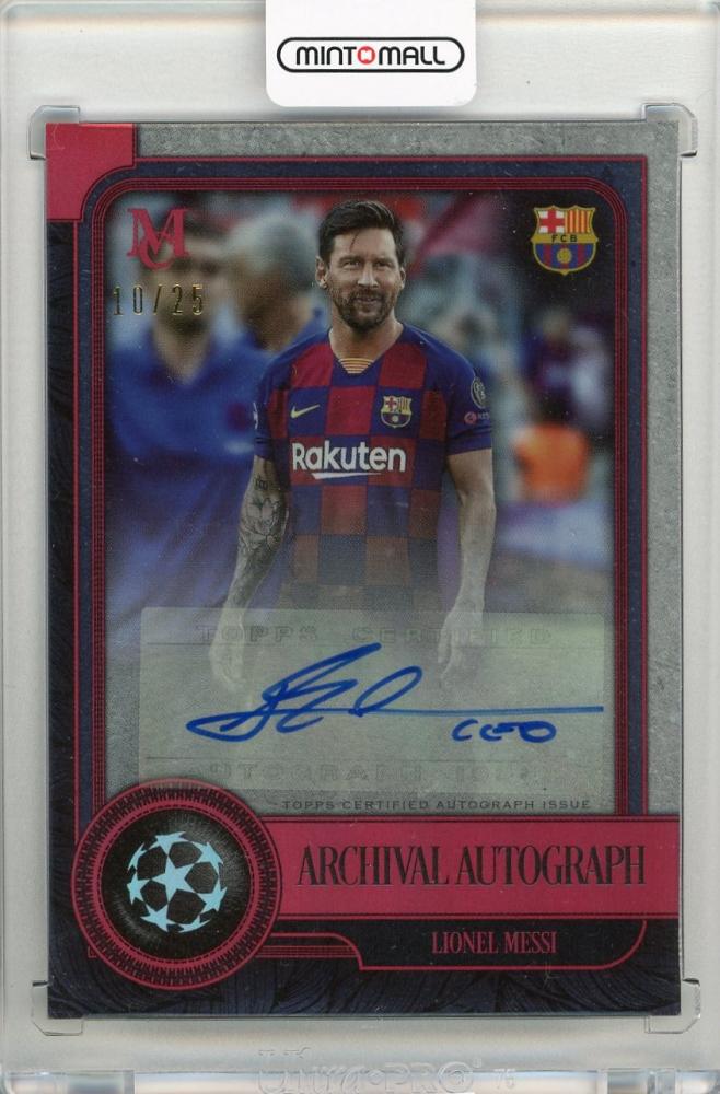 MintHeadquarter's tweet photo. 【Recommended Trading Card】
MINT 新宿店 / 2019-20 #TOPPSMuseumCollection #UEFAChampionsLeague Archival Autographs Ruby  #LionelMessi𓃵  #FCBarcelona 【10/25】 
https://t.co/40gU1Mn0xx 

#メッシ #Messi #バルセロナ #UCL #トレカ #インテル・マイアミ #InterMiamiCF https://t.co/Wae9Gexbj8