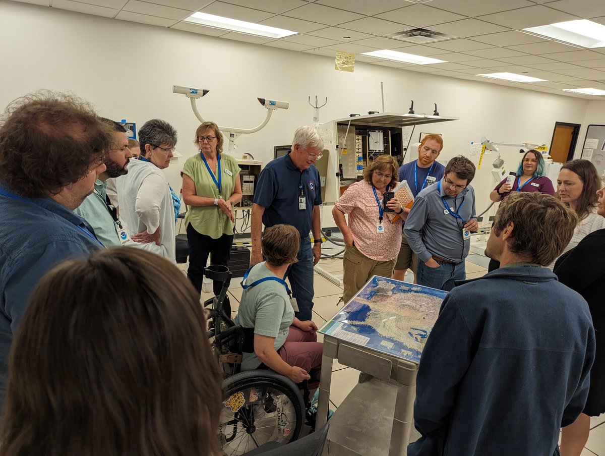 AMSeducation's tweet photo. A great group of teachers are participating in AMSโ #ProjectAtmosphere, a #teacher PD course covering weather data, significant weather systems, and presentations by @NOAA and @NASA experts! Project Atmosphere is offered for credit in partnership with @PennWCalifornia. https://t.co/DBuS8kku6l