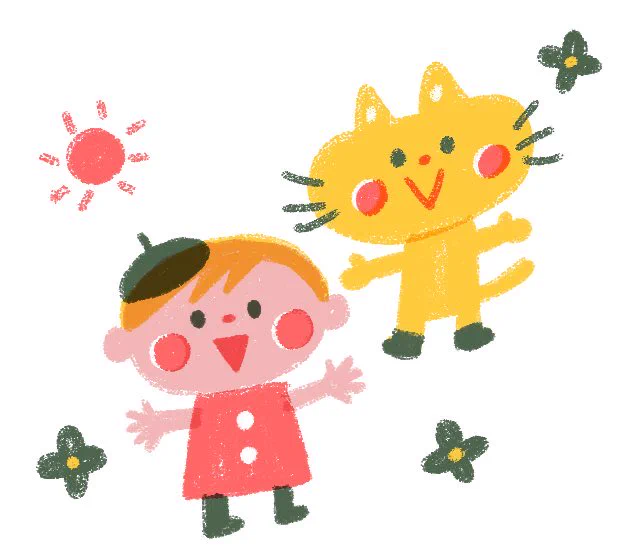 ちょろっと描いた絵がかわいい 