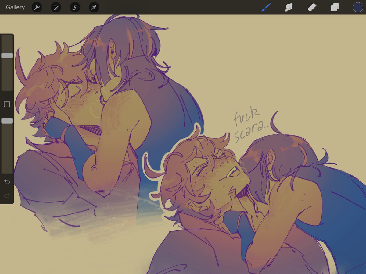 tartagliagita's tweet image. #chiscara #scarachilde dont throw hammers at me i needed to i nee