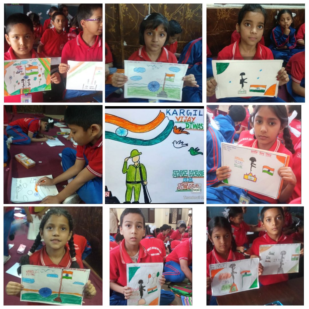 almjeewandham's tweet photo. Kargil Vijay Diwas celebrated at S.S.M Jeevandham Almora by making art.....🇮🇳🇮🇳 https://t.co/y5ipQzmwPV