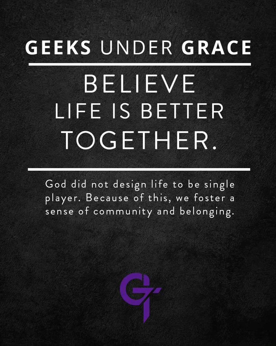 GeeksUnderGrace's tweet photo. Do you consider yourself a Geek Under Grace? Here are some things we Geeks Under Grace stand for!
#GeeksUnderGrace https://t.co/43shieus7b