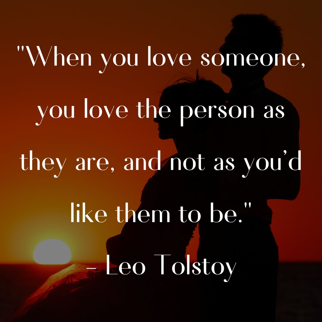 'When you love someone, you love the person as they are, and not as you'd like them to be.'
- Leo Tolstoy

#LoveIsAllYouNeed #MyHeartBeatsForYou #LoveEnduresAllThings #YouAreMySunshine #LoveConquersAll #lovequote #GreenBayWeddingVideographer #WeddingVideoGreenBay #quotes