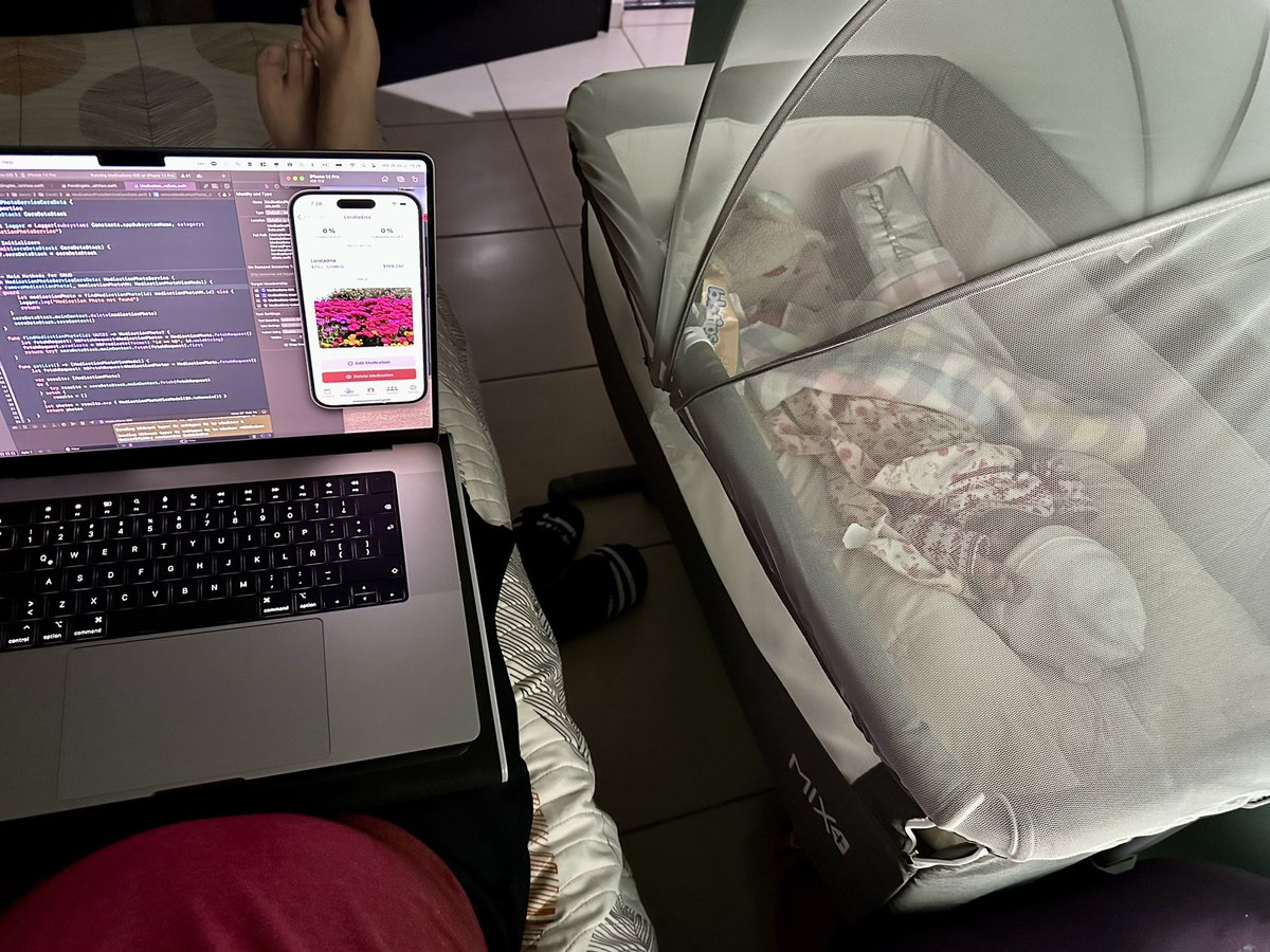 Taking care of my new arrival