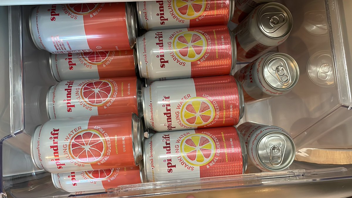 emilykerrrr's tweet photo. Even @drinkspindrift is ready for Barbie 🩷 https://t.co/3uOhpJP0d1