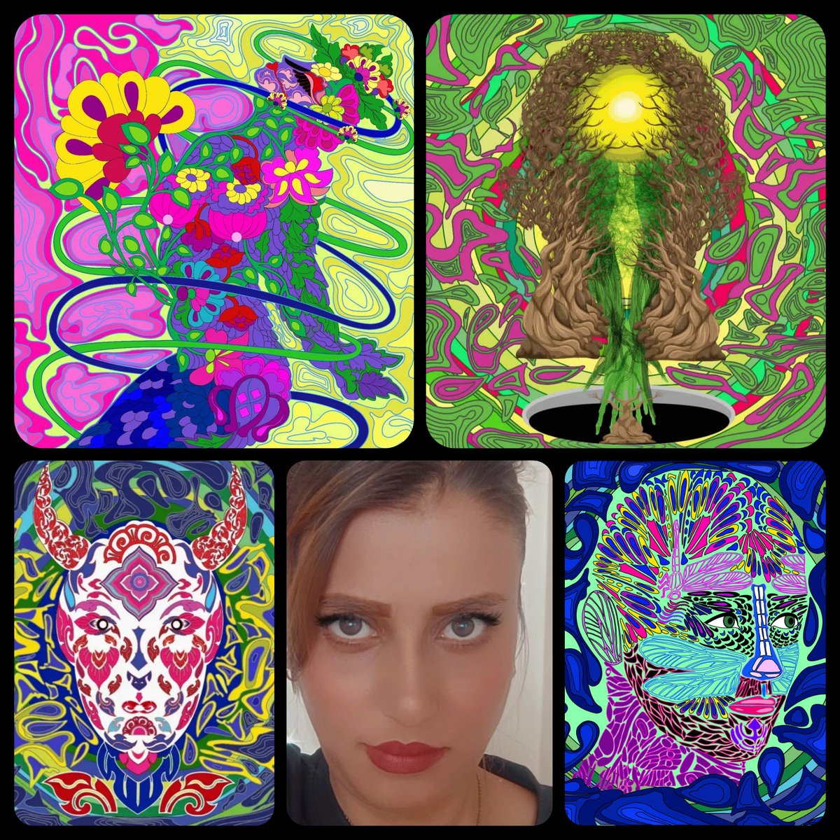 Hello, I am Mozhgan, graphic artist, conceptual illustrator of surrealist style. I design artworks according to lines and mental creativity.

I hope you enjoy my designs, thank you for your support.🌹💜😊

foundation.app/@mozhgan-jafari