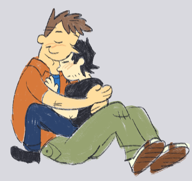 megandoesart1's tweet photo. comfy! #Buddyshipping https://t.co/2scRTYHWu8