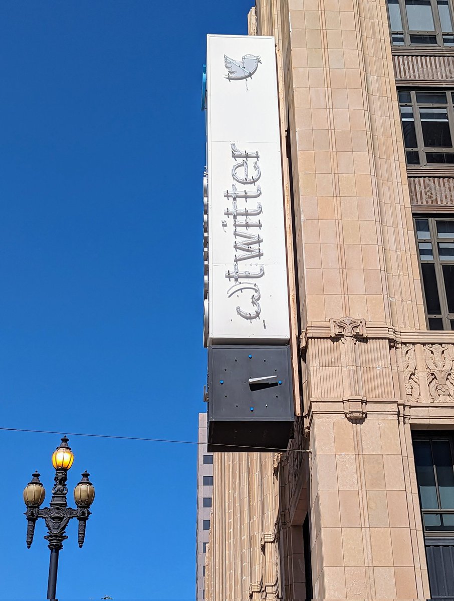 Can't believe it's been 11 years since I watched Twitter move next to my offices in SF.....Now X is live