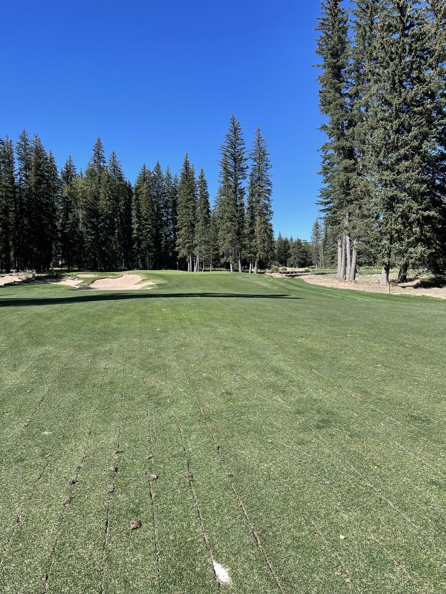 Played here last October and this place ranks firmly on my Top 10 all-time courses. Playing at High elevation with less gimmicks is extremely fun, my dad was hitting pitching wedges 200 yards😂. The routing in between the mountains and the river is just outstanding. Amazing Track