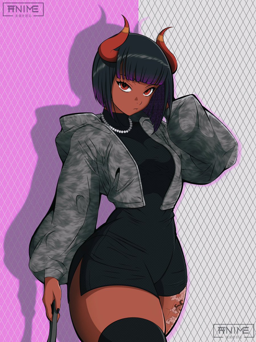 MikeSins3's tweet photo. #oc #Mika #Procreate #anime #waifu https://t.co/riNHXuXUey