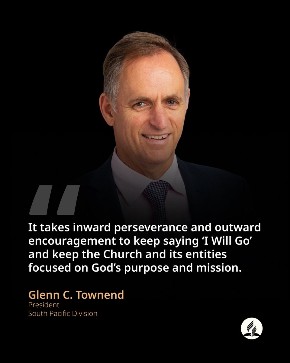 Let's stay committed to saying 'I Will Go' and keep our church focused on God's purpose.  How can we do this?  Share your ideas in the comments. 

#GlennCTownend #AdventistMission #IWillGo #Adventistchurch #inspirationalquote