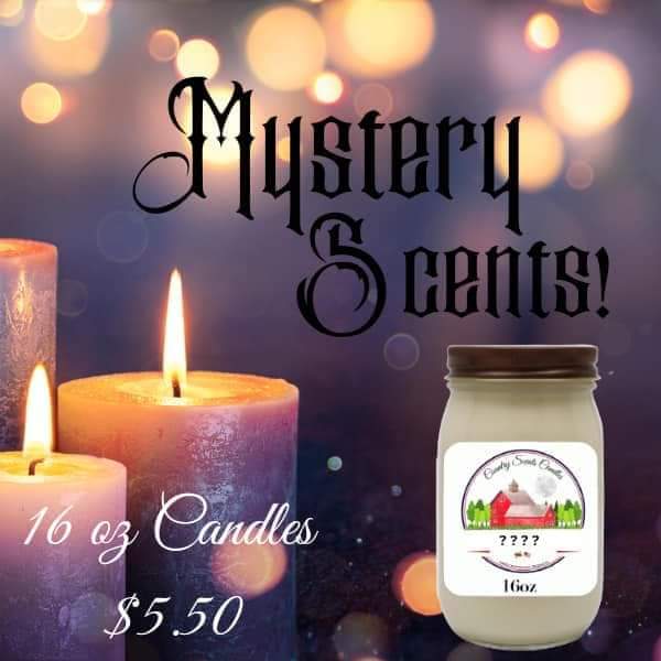 We have a new category: MYSTERY SCENTS! (These are products that have been over poured) countryscentscandles.com/shop/daytonasc…