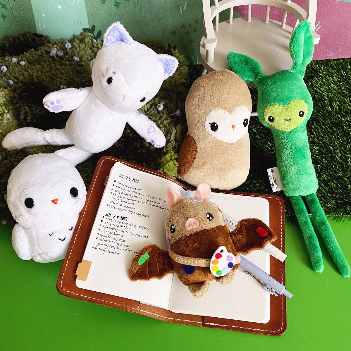 I started bullet journaling again to manage all of the tasks associated with my Etsy shop relaunch and getting ready for <a href="/LeakyCon/">LeakyCon</a>!

There are still a bunch of retired and one of a kind plush dolls left. Thank you to everyone who already placed an order. etsy.com/shop/fairweath…