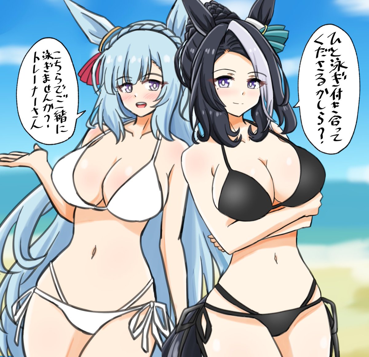 ラモーヌアルダンのメジロ家お清楚姉妹…好き🫶
#ウマ娘 