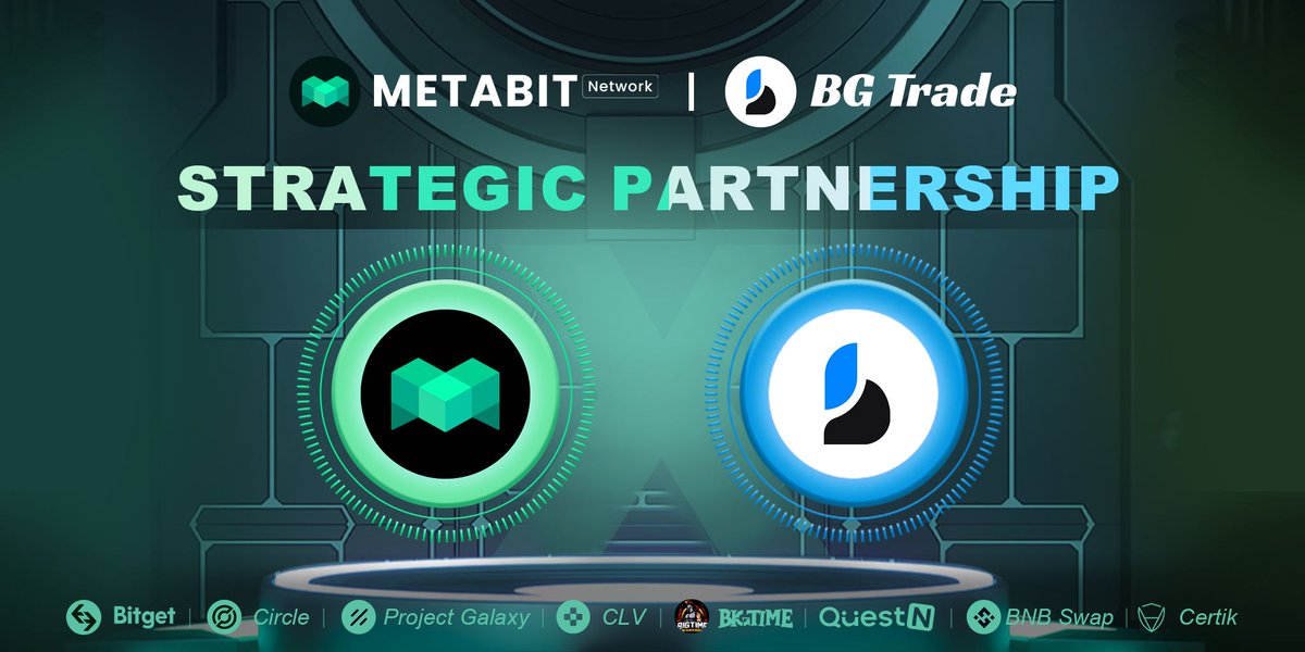 bmtcfoundation's tweet photo. 📢 Exciting partnership alert! 
🤝 @BGTrade_ & @metabitofficial have joined forces to revolutionize the world of #Web3 with a groundbreaking "Meta-Asset Bridge". 🌉
🐳BGT eco includes three modules: stocks, bonds, commodities, and other assets' tokenization, trading, and appreciation.
👑Stock tokenization is the path for stocks to enter #Web3, Tokenized stock trading solves the circulation and liquidity issues of stocks in Web 3.0 world.