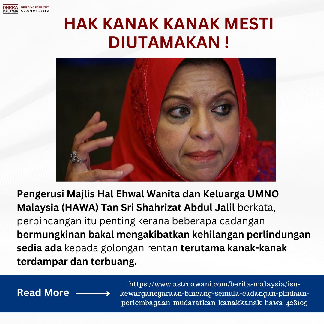 DHRRAMalaysia's tweet photo. Kanak kanak terbuang tidak mempunyai sesiapa lagi , Jika Malaysia tidak menerima mereka , mereka akan hidup dalam keadaan yang sukar.
The foundlings does not have anybody by their side , If Malaysia did not want to accept them, where should they go ? 
@saifnasution @KDNPUTRAJAYA https://t.co/eDITDS5Da8