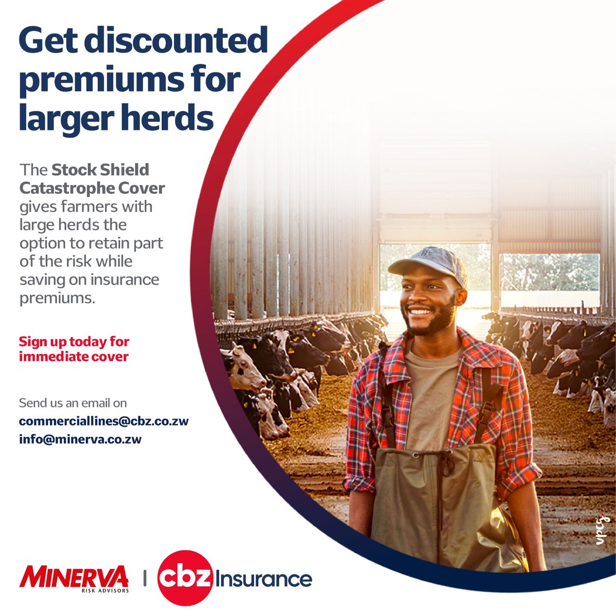 Protect your livestock from unexpected events. 
Call us today on our toll-free numbers 460/461 for more details.

#PartnersForSuccess