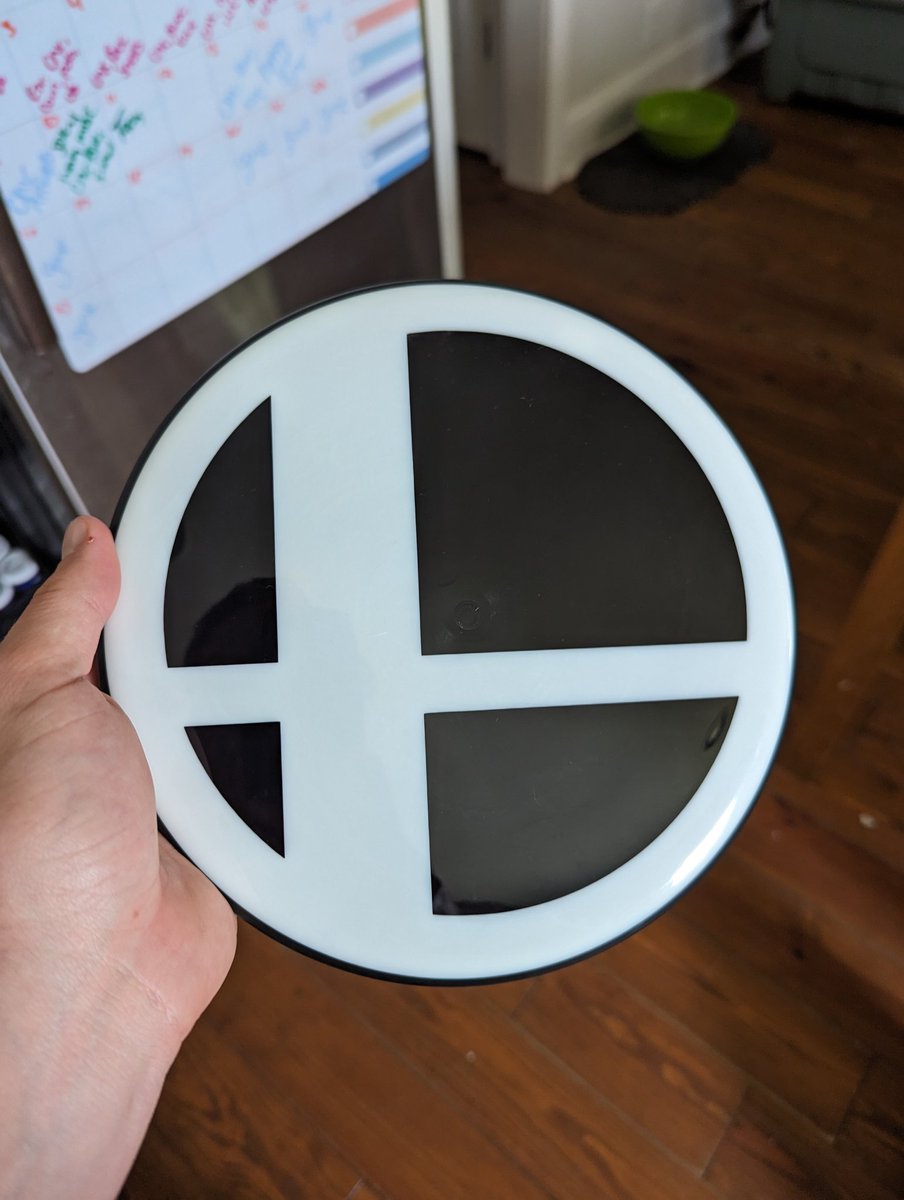 SpikeHyzerDyes's tweet photo. Did this one up for a customer. Awesome idea, and since it's so simple, the execution needed to be perfect! 

#spikehyzerdyes #discgolf #sports #nintendo #SmashBros https://t.co/MvGvoiTC94