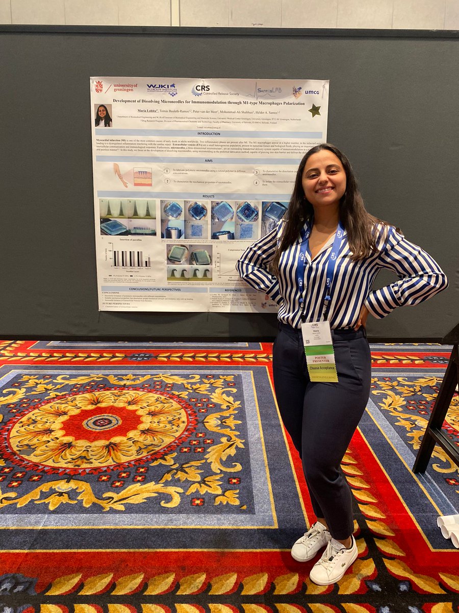 SantosLab_UMCG's tweet photo. You are still very welcome to have  a look to the awesome works of my PhD students, #Maria, Giuseppina @giusmolinaro, Ruben @rubn_pareja, and #Gabriela.  Posters @CRSScience #CRS2023
Extremely proud of all of you! 👏👏 https://t.co/wfqgQdazv2