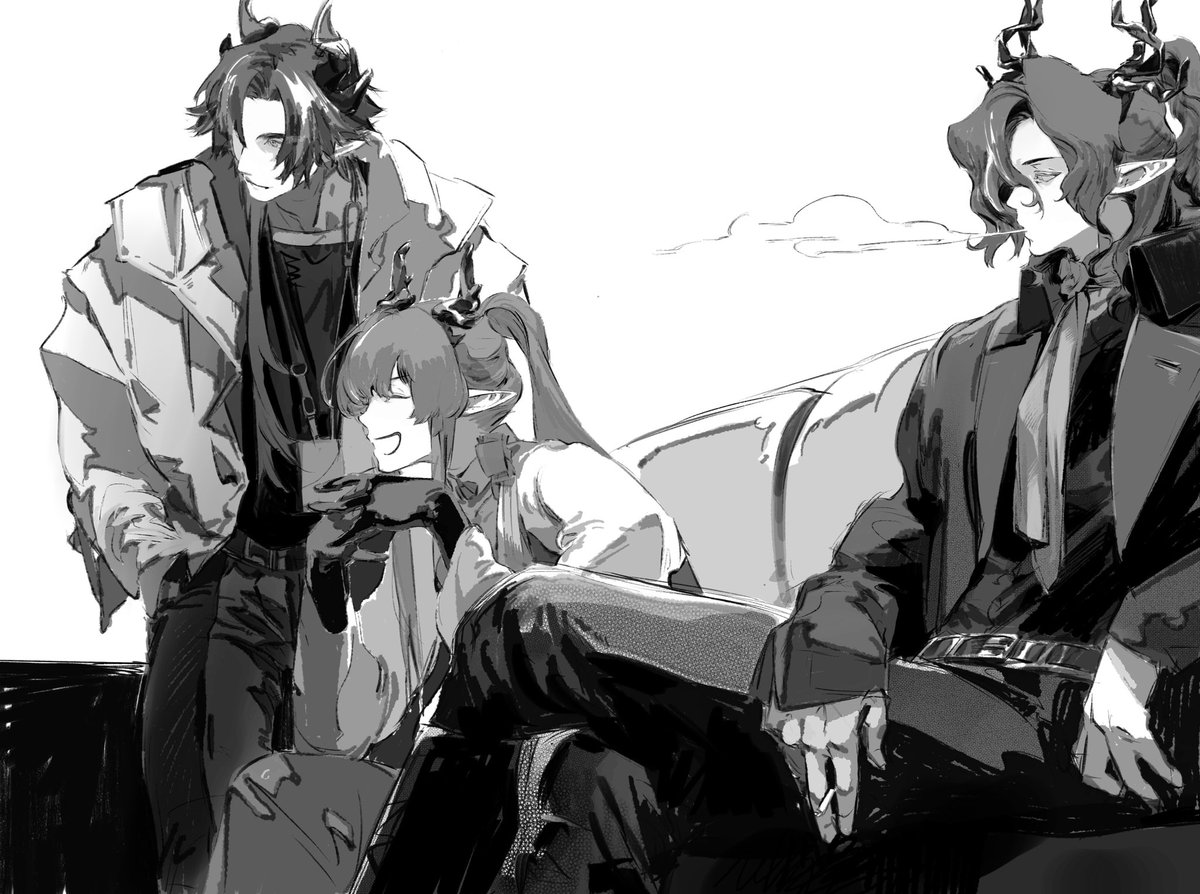 smccc1102813's tweet photo. 「Heathens」

登临意还有一天✌🏻️

#アークナイツ   #Arknights #明日方舟 https://t.co/pL7k9LQE9T