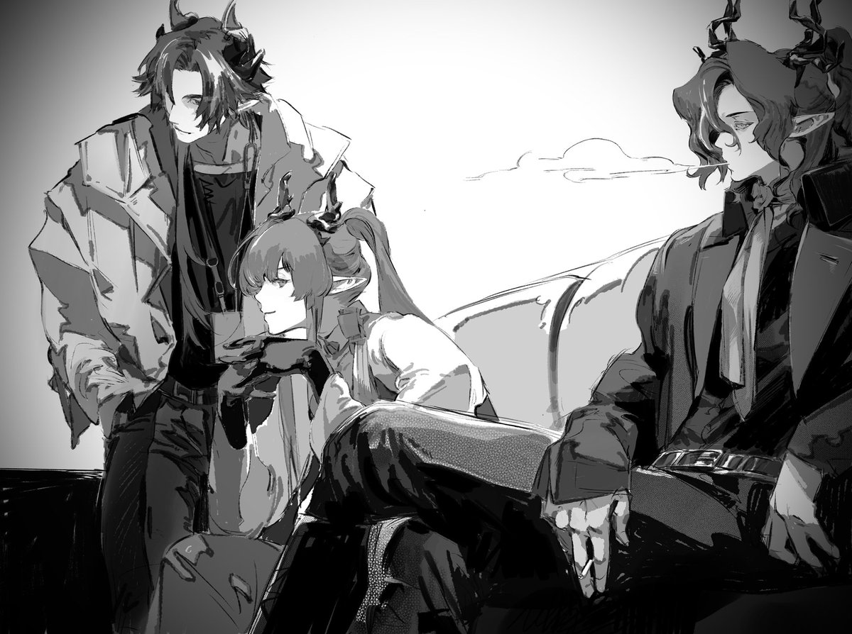smccc1102813's tweet photo. 「Heathens」

登临意还有一天✌🏻️

#アークナイツ   #Arknights #明日方舟 https://t.co/pL7k9LQE9T