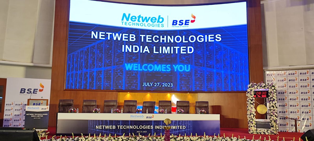 BSE India tweet media