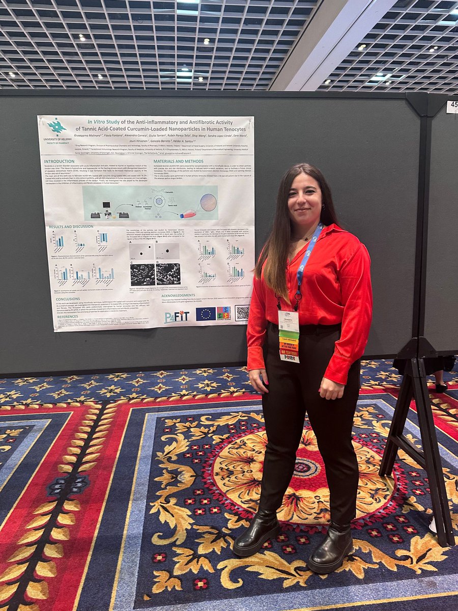 SantosLab_UMCG's tweet photo. You are still very welcome to have  a look to the awesome works of my PhD students, #Maria, Giuseppina @giusmolinaro, Ruben @rubn_pareja, and #Gabriela.  Posters @CRSScience #CRS2023
Extremely proud of all of you! 👏👏 https://t.co/wfqgQdazv2