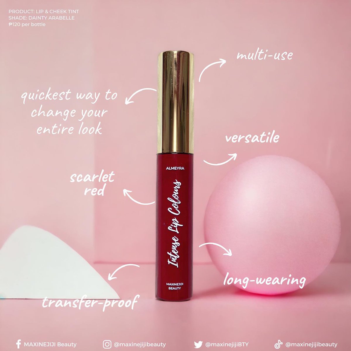 maxinejijiBTY's tweet photo. Feels nothing, looks like everything. Intense glam that's lightweight and long-wearing. 😍💕 🫦

#BeautyWithoutLimits
#MAXINEJIJIBeauty https://t.co/zKjCJZ2NPp
