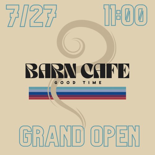 barn_cafe21's tweet photo. イートイングランドオープン(*''∀''*)
#キッチンカー　#スパイスカレー　#タコライス　#イートイン　#門真市　#カフェ https://t.co/x34OrRFInu