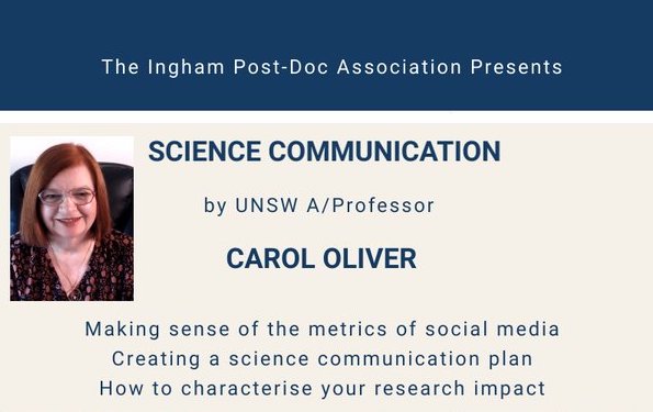 Ingham Institute Postdoc Association (@inghampostdoc) on Twitter photo ONLY 3 DAYS LEFT TO OUR SCIENCE COMMUNICATION SESSION #IIPAevent.... use the zoom link below to login on Monday at 4 PM <a href="/InghamInstitute/">Ingham Institute for Applied Medical Research</a> <a href="/UNSW/">UNSW</a> <a href="/UNSWMedicine/">UNSW Medicine & Health</a> <a href="/swsydUNSW/">UNSW South West Sydney Clinical Campuses</a>
uni-sydney.zoom.us/j/83571574732 ONLY 3 DAYS LEFT TO OUR SCIENCE COMMUNICATION SESSION #IIPAevent.... use the zoom link below to login on Monday at 4 PM <a href="/InghamInstitute/">Ingham Institute for Applied Medical Research</a> <a href="/UNSW/">UNSW</a> <a href="/UNSWMedicine/">UNSW Medicine & Health</a> <a href="/swsydUNSW/">UNSW South West Sydney Clinical Campuses</a>
uni-sydney.zoom.us/j/83571574732