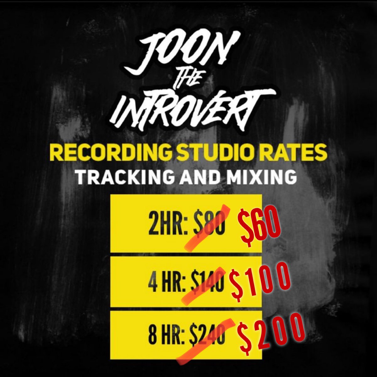 joon_introvert's tweet photo. If you’re a rapper living in Austin and don’t want to pay Austin studio prices but still want quality recordings, hit me up. https://t.co/qcMD1kJRi2