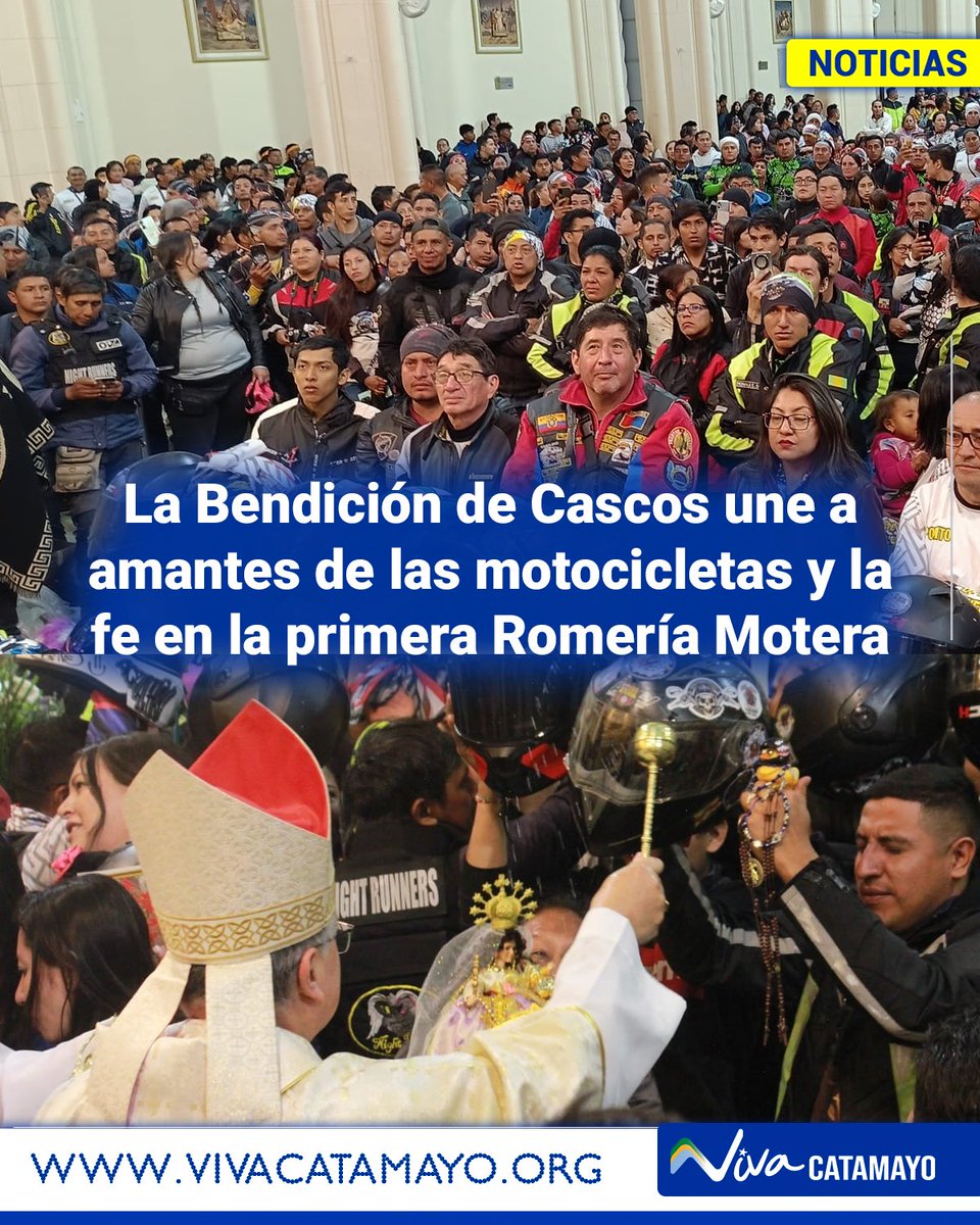 La Bendición de Cascos une a amantes de las motocicletas y la fe en la primera Romería Motera.

Léalo aquí: bit.ly/3Ozs3Gg
