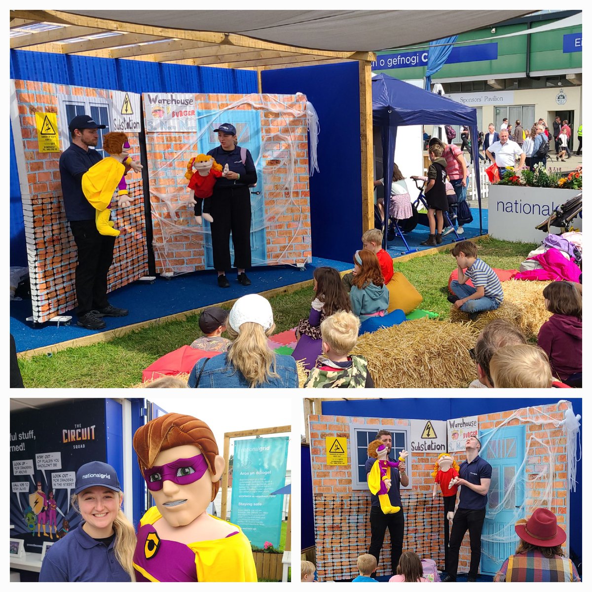 Bolloltd's tweet photo. Another amazing @royalwelshshow working alongside @nationalgriduk @gridcustomersuk helping share safety messages and engage with all the lovely visitors. #Education #Safety https://t.co/81MMw4ZjAM
