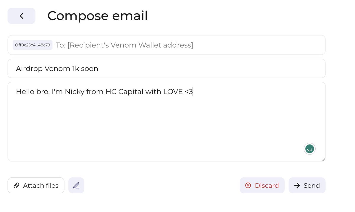 Claim NFT Mail Service Quamon trên Venom FREE nè anh em

B1: Truy cập trang venom.network/tasks/qamon và kết nối ví Venom (Chưa có ví Venom thì xem lại bài viết x.com/NickyPham_HC/s…)

B2: Thực hiện follow twitter của dự án, tiếp theo truy cập app.qamon.io
