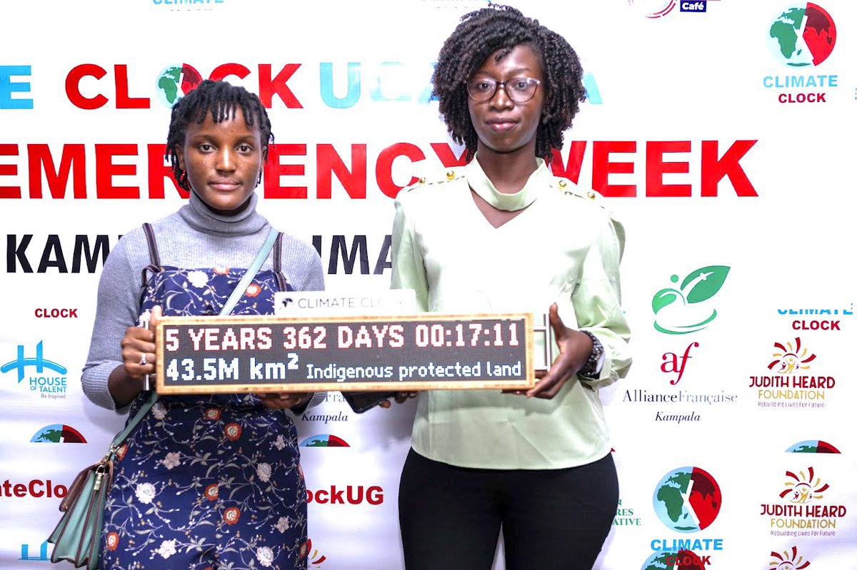 We’re as late as today, the climate clock keeps on ticking. #ActNow 
Appreciation to @ClimateCafeUG for taking up this during the 3rd Edition.