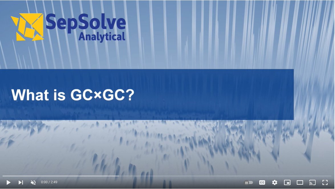 SepSolve's tweet photo. 🥼 Watch our video and find out in under three minutes how two-dimensional gas chromatography achieves unmatched peak capacity – over and above what’s possible with standard GC.
Click here to see it ➡️ https://t.co/zDGVj9HBQH
#GCxGC #2DGC #SeparationScience https://t.co/zuGG5pkBI2