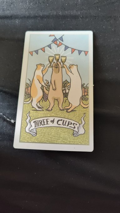 27 липня ваша #картадня у #таро це - 3 кубків. Веселий та гомінкий день. День взаємності, день примирення<a href="/tag/%D0%BA%D0%B0%D1%80%D1%82%D0%B0%D0%B4%D0%BD%D1%8F"class="tags">#картадня</a><a href="/tag/%D1%82%D0%B0%D1%80%D0%BE"class="tags">#таро</a>