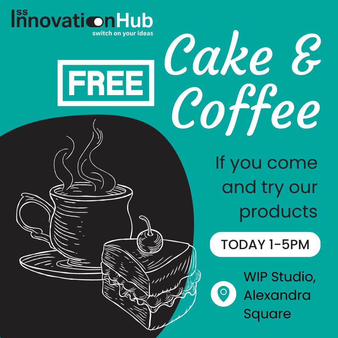 Free cake and coffee!!! 🍰☕

Join us at Lancaster University's WIP room. For our Innovate@lancaster: Unveiling the future drop-in tech event to explore our digitally innovative products. 

#freecake #freecoffee