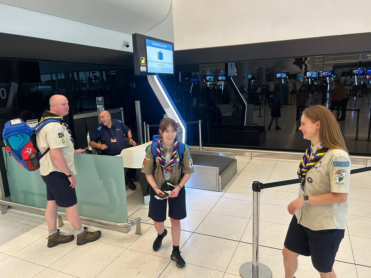 Greater Manchester West Scouts (@gmwscouts) on Twitter photo And theyβre off! <a href="/Unit53_25thWSJ/">Unit 53 - 25th World Scout Jamboree 2023</a> are at <a href="/manairport/">Manchester Airport</a> ready for their first part of their journey to South Korea. We hope they have the most amazing time at the 25th World Scout Jamboree 2023 as part of the <a href="/UKContingent/">UK Contingent π¬π§βοΈ</a> π― βοΈ π°π·
#UK25WSJ #DreamWild #DrawYourDream And theyβre off! <a href="/Unit53_25thWSJ/">Unit 53 - 25th World Scout Jamboree 2023</a> are at <a href="/manairport/">Manchester Airport</a> ready for their first part of their journey to South Korea. We hope they have the most amazing time at the 25th World Scout Jamboree 2023 as part of the <a href="/UKContingent/">UK Contingent π¬π§βοΈ</a> π― βοΈ π°π·
#UK25WSJ #DreamWild #DrawYourDream