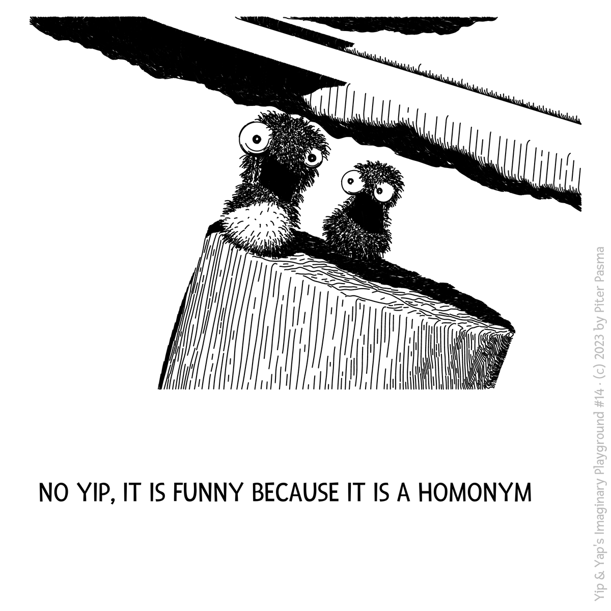 piterpasma's tweet photo. Do you know two words that sound the same and can be juxtaposed in an unexpected context?
Then YOU could be funny, too!
Make a joke at:
https://t.co/ddNqE6n0tQ https://t.co/5dDNvy6CIM