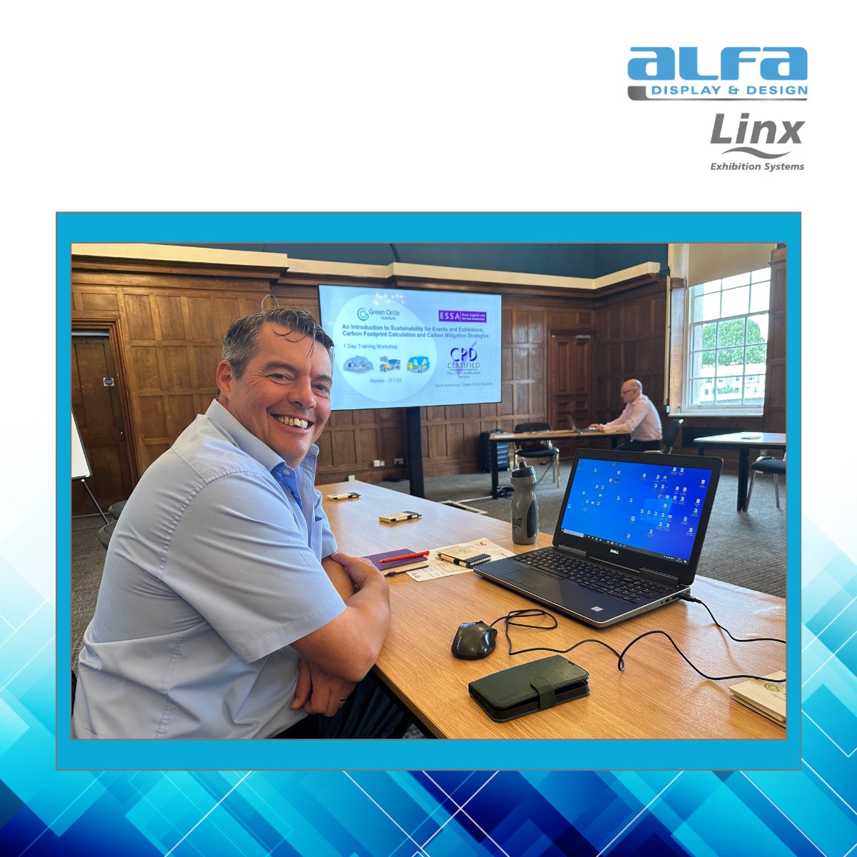 Our MD Luke Facey attending the <a href="/ESSAnews/">ESSA</a> Sustainability Training Day at Olympia today. 

Keen to utilise what’s learnt today further into our practices with stand design and build.

#eventprofs #exhibitions #standdesign #standbuild #sustainableevents