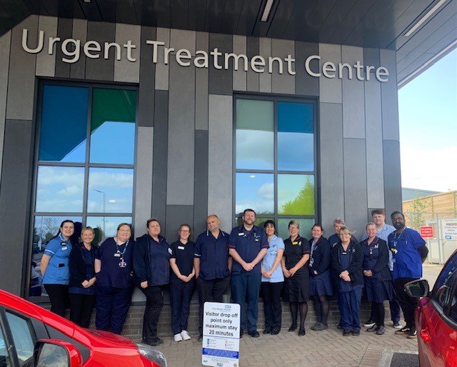 GWH_NHS's tweet photo. Today marks one year since the first patient was treated in the new Urgent Treatment Centre. 

During the last 12 months, over 63,600 patients have been cared for by the 60-strong team, who work hard to look after everyone who walks through the doors. 

https://t.co/otnJY9IOoN https://t.co/Wr8pAYUj5h