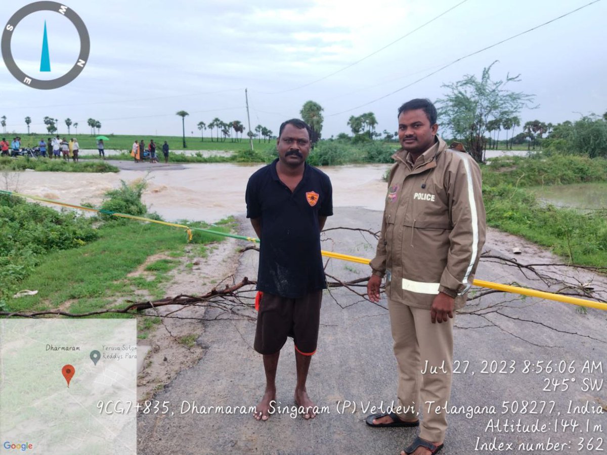 AddagudurPS's tweet photo. Beware of heavy rains #Addagudur Police@RCK https://t.co/rW6YMG805f