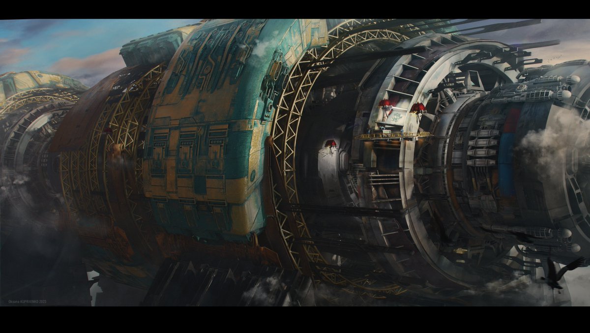 Wreckage of the Celestial Giant
ksenya.artstation.com

#conceptart #scifi #environmentart #gameart #digitalart #blender
#artstationhq