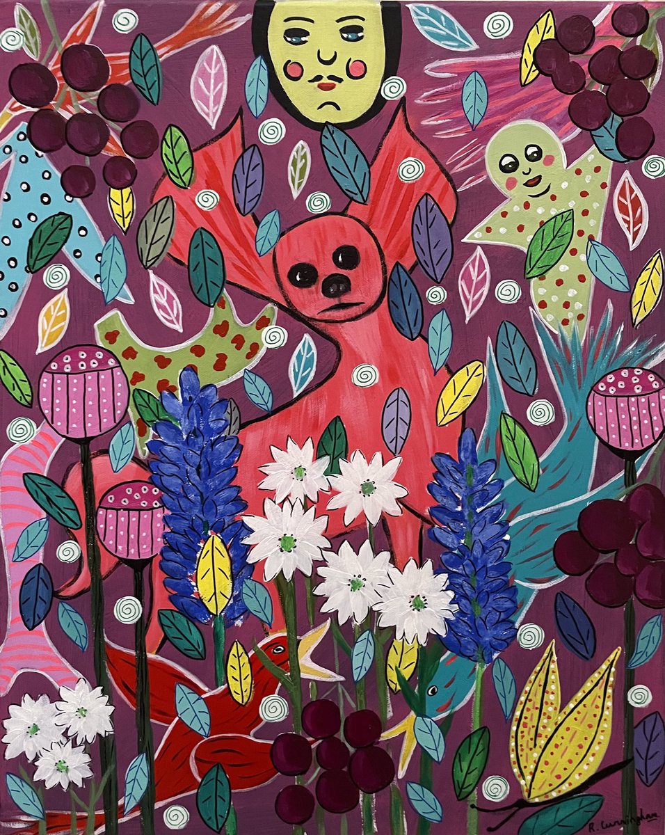 Fourartsake's tweet photo. Garden Patrol - Acrylic https://t.co/VOBZSZ7XHN https://t.co/hBWkPBkAaA