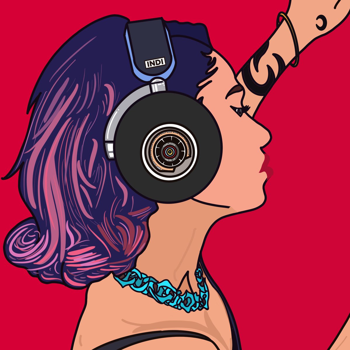 INDI_CREATIVES's tweet photo. To hear or not to hear 
#illustragram #popart #red #word https://t.co/cz9hP334eJ