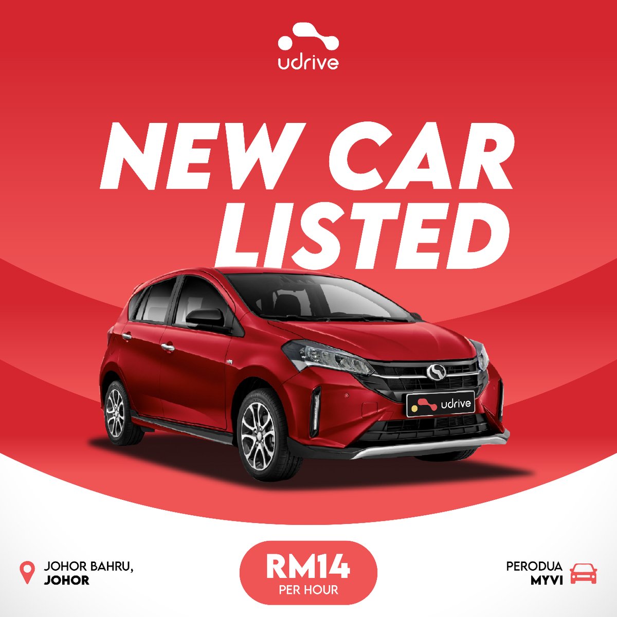 udrivemalaysia's tweet photo. Discover the hottest addition to our fleet! 🚗

Check out the latest addition to our car rental marketplace, say hello to the new star on the UDrive platform. Book now and experience the thrill firsthand! #CarRentalMalaysia #UDriveMalaysia https://t.co/8EJAQkdJpY
